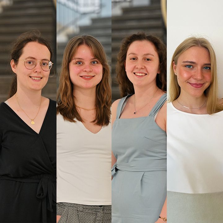 Quatre certificats supérieurs distingués par le jury : Ana Soares, Charlotte Lafage, Léontine Julliard et Isabeau Trinca