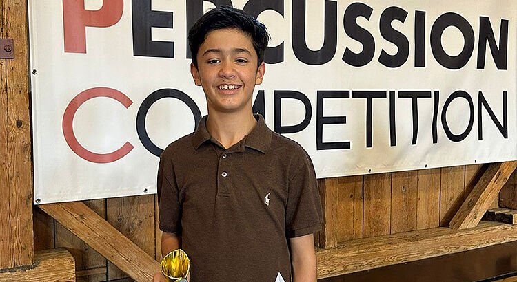 Swiss Percussion Competition Noah Gatica Petree remporte la première place