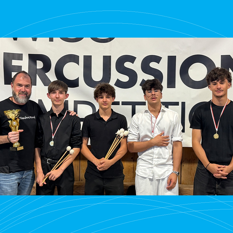Swiss Percussion Competition Les percussionnistes lausannois trustent les premières places